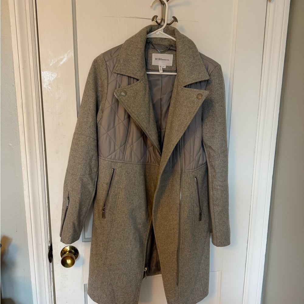 BCBGeneration Gray Trench Coat